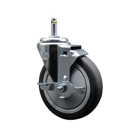 Service Caster FG9T4200BLA FG9T4300BLA FG9T4400BLA Rubbermaid Mobile Shelf Replacement Caster RUB-SCC-GR20S514-TPRB-TLB-716138